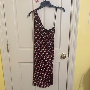 Curtsey said Elegant One-Shoulder Patterned Dress NWT size s